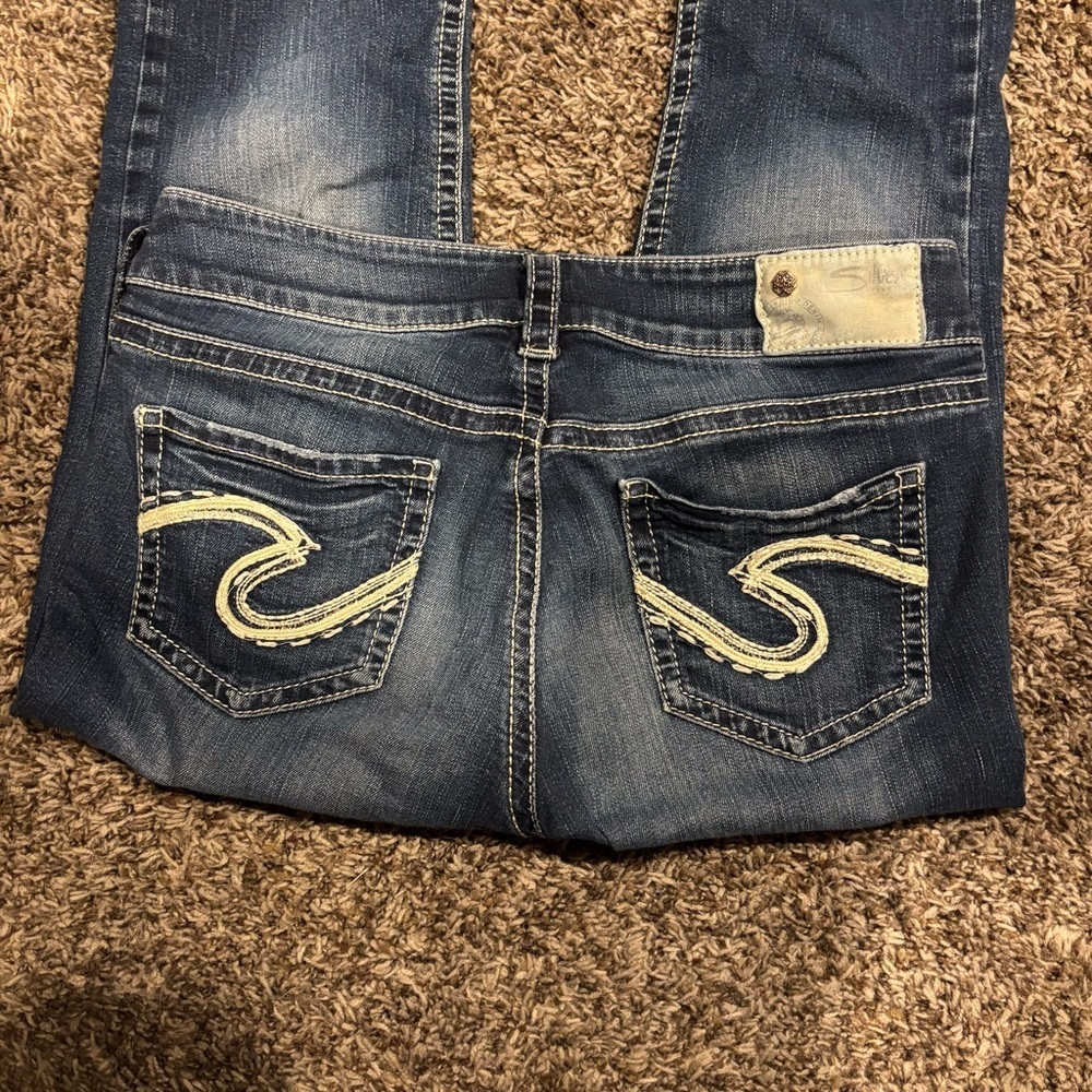 Women’s Silver Capri Jeans